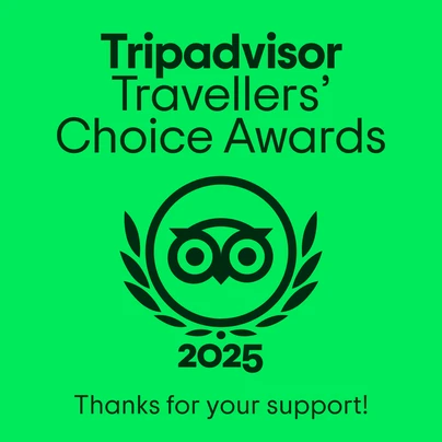 Tripadvisor Travelers’ Choice award 2025